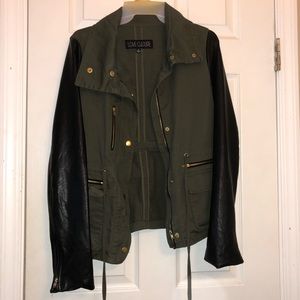 Black and green jacket